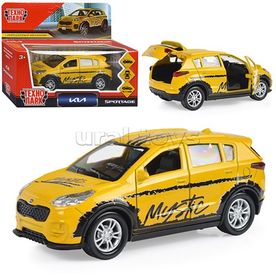 Машина металл Kia Sportage Спорт, 12 см, (двери, багаж,) инерц, в коробке