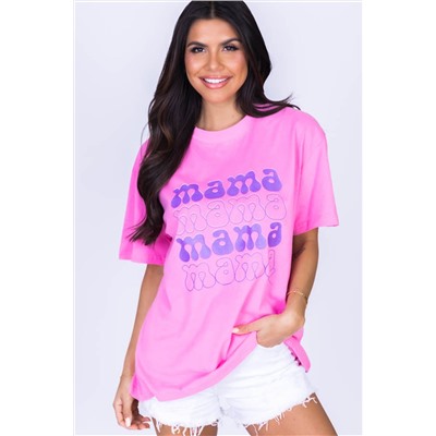 Bonbon MAMA Graphic Oversized T shirt