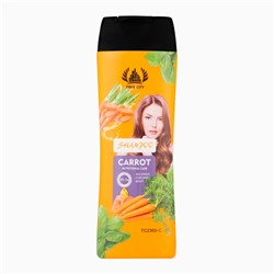 Шампунь для волос, питание и укрепление, с экстрактом моркови и кератина, 400 мл