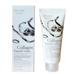 Крем для рук КОЛЛАГЕН Collagen Hand Cream, 100 мл, 3W CLINIC