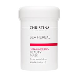 Маска красоты клубничная для нормальной кожи / Sea Herbal Beauty Mask Strawberry 250 мл