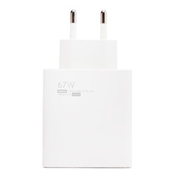 Адаптер Сетевой с кабелем ORG Xiaomi [BHR6035EU] (повр. уп) USB 67W (USB/Type-C) (B) (white)