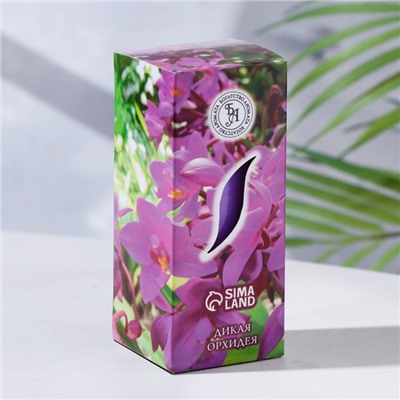 Свеча ароматическая "Дикая орхидея", 4×6 см, в коробке