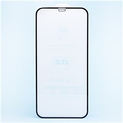 Защитное стекло Full Screen - 3D Flat для "Apple iPhone 12/iPhone 12 Pro" (тех.уп.) (black)