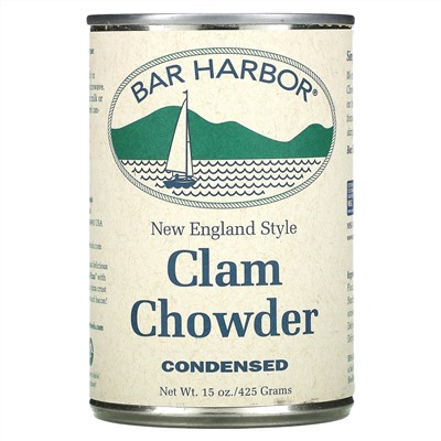 Bar Harbor, New England Style Clam Chowder, Condensed, 15 oz (425 g)