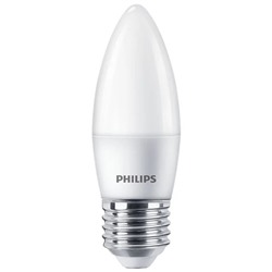 Лампы cветодиодные Philips P45, 6 Вт, E27, 620 Лм, 2700К, свечение тёплое белое