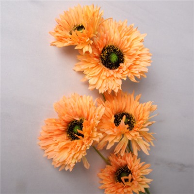 Цветок искусственный Хризантема кустовая 82 см / CCHK-82 /уп 90/1000/