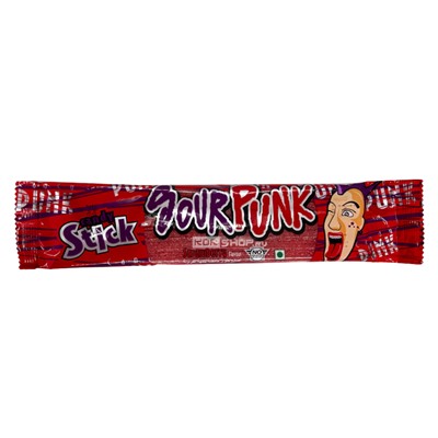 Жевательный мармелад кислый со вкусом клубники Sour Punk Stick, Таиланд, 40 г Акция