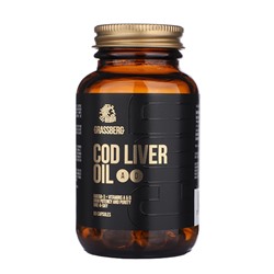 Cod Liver Oil + Vit D, A, E Grassberg, 60 шт