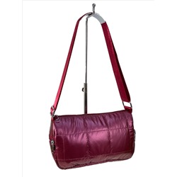 Cтильная женская сумка из водооталкивающей ткани, цвет бордовый