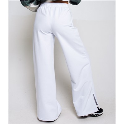 Спортивные брюки #БШ1596, белоснежный
