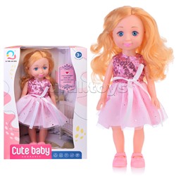 Кукла "Милана" в розовом платье, в коробке