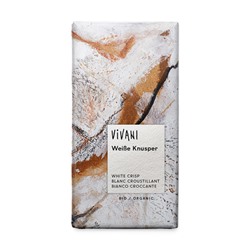 Белый хрустящий шоколад Vivani, 100 г