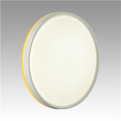 7709/DL COLOR SN 100 Светильник пластик/белый/желтый LED 48Вт 4000К D400 IP43 KEZO YELLOW