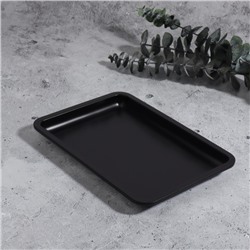 Подставка для хранения косметических принадлежностей, нержавеющая сталь, 18 × 12,5 × 1,5 см, цвет чёрный