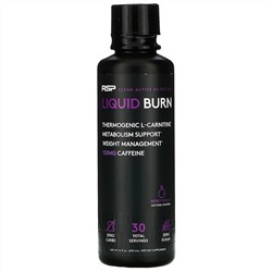 RSP Nutrition, Liquid Burn, Thermogenic L-Carnitine, Berry Punch, 15 fl oz (450 ml)