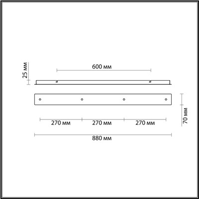 4553/4 MOLTO  235 бронза Основание для подвесов   220V MOLTO