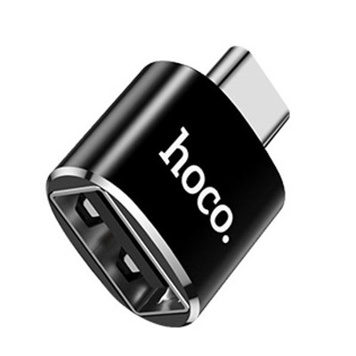 Адаптер Hoco UA5 OTG Type-C to USB converter (black)