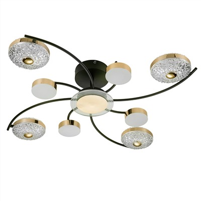 Потолочный светильник Escada 10208/8 LED*110W Black/Gold