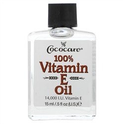 Cococare, 100% масло с витамином E, .5 жидких унций (15 мл)