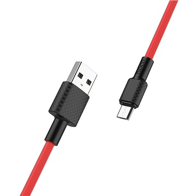 Кабель USB - micro USB Hoco X29 Superior  100см 2A  (red)
