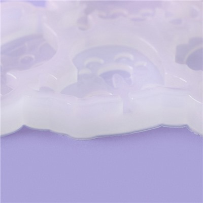 Силиконовый молд для леденцов и шоколада «Морской мир», 9,8×7,5×1 см, цвет прозрачный