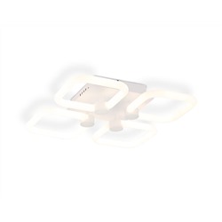 Потолочный светодиодный светильник с пультом FA3819/4 WH белый 3000K-6400K 67W 380*380*90 (ПДУ ИК)