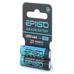 Элемент питания EPILSO LR03/AAA 2 Shrink Card 1.5V (60/720) EPB-LR03-2SC EPILSO