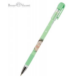 Ручка шариковая 0.5 мм "MagicWrite.Forest Dream. Ежик с букетом" синяя 20-0240/31 Bruno Visconti