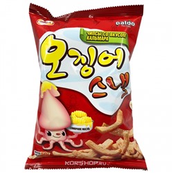 Чипсы со вкусом кальмара Doshirak Paldo, Корея, 50 г