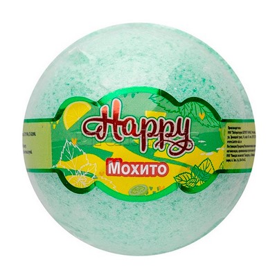 Бурлящий шар Happy "Мохито" 120г