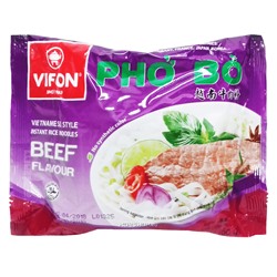 Рисовая лапша б/п со вкусом говядины "Вьетнамский стиль" Pho Bo Vifon, Вьетнам, 60 г