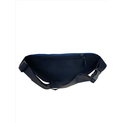 Мужская поясная сумка из текстиля, цвет черный/синий