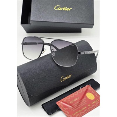 Набор мужские солнцезащитные очки, коробка, чехол + салфетки #21244103