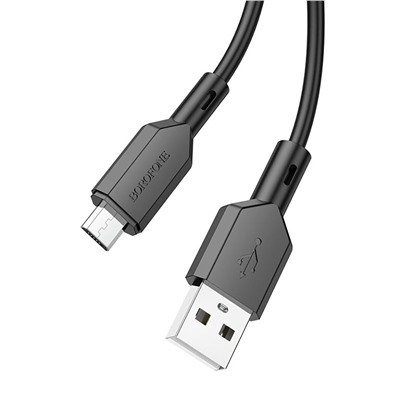 Кабель USB - micro USB Borofone BX70  100см 2,4A  (black)