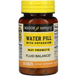 Mason Natural, Мочегонные таблетки с калием, 90 штук