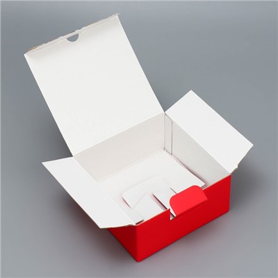 Коробка подарочная сборная, упаковка, «Любимому учителю», 15 х 15 х 7 см