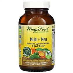 MegaFood, комплекс витаминов и микроэлементов для мужчин, 120 таблеток