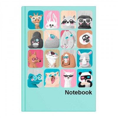 Записная книжка 120х170 мм 80л "Notebook.МОРДАШКИ" 61482 Феникс