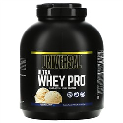 Universal Nutrition, Ultra Whey Pro, протеиновый порошок со вкусом ванильного мороженого, 2,27 кг (5 фунтов)