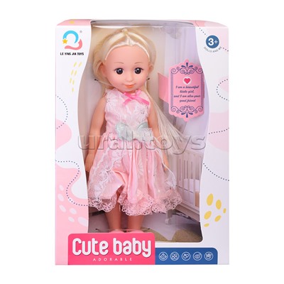 Кукла "Рада" в розовом платье, в коробке