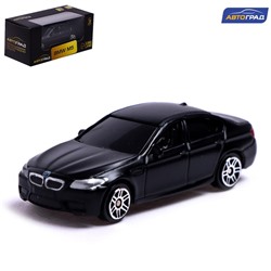 Машина металлическая BMW M5, 1:64, цвет черный матовый