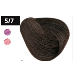 OLLIN SILK TOUCH  5/7 светлый шатен коричневый 60мл Безаммиачный стойкий краситель для волос