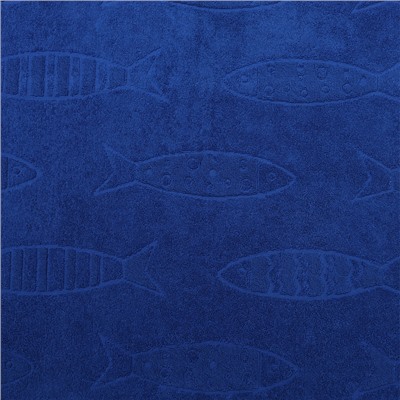 Полотенце махровое Branco di pesci цвет синий, 50Х80, 460г/м хл100%