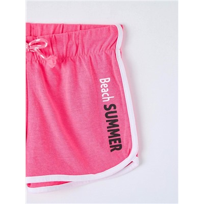 Спортивные шорты с принтом Розовый флуо