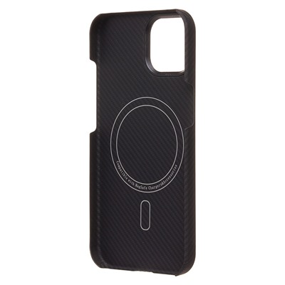 Чехол-накладка - SM009 POSH KEVLAR SafeMag для "Apple iPhone 15" (black)