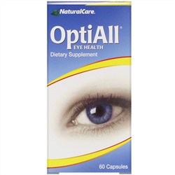 NaturalCare, OptiAll здоровье глаз, 60 капсул