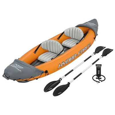 Байдарка Bestway Lite-Rapid X2 Kayak, двухместная, вёсла 218 см, до 160 кг, 321×100×48 см, 65077