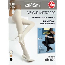 Velour Micro 100 (Колготки женские классические, Omsa )