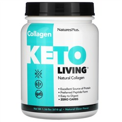 Nature's Plus, Keto Living, Natural Collagen, 1.36 lb (616 g)